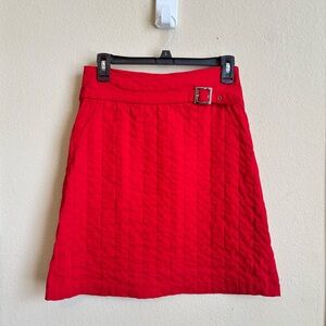 Vintage Zoompy Bright Red A-line Skirt Size Small